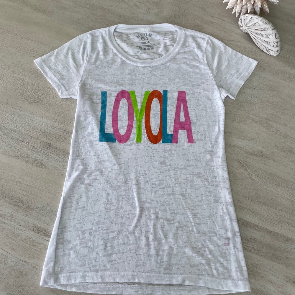 Women's Loyola University T-shirt‎ Sz S from Blue 84